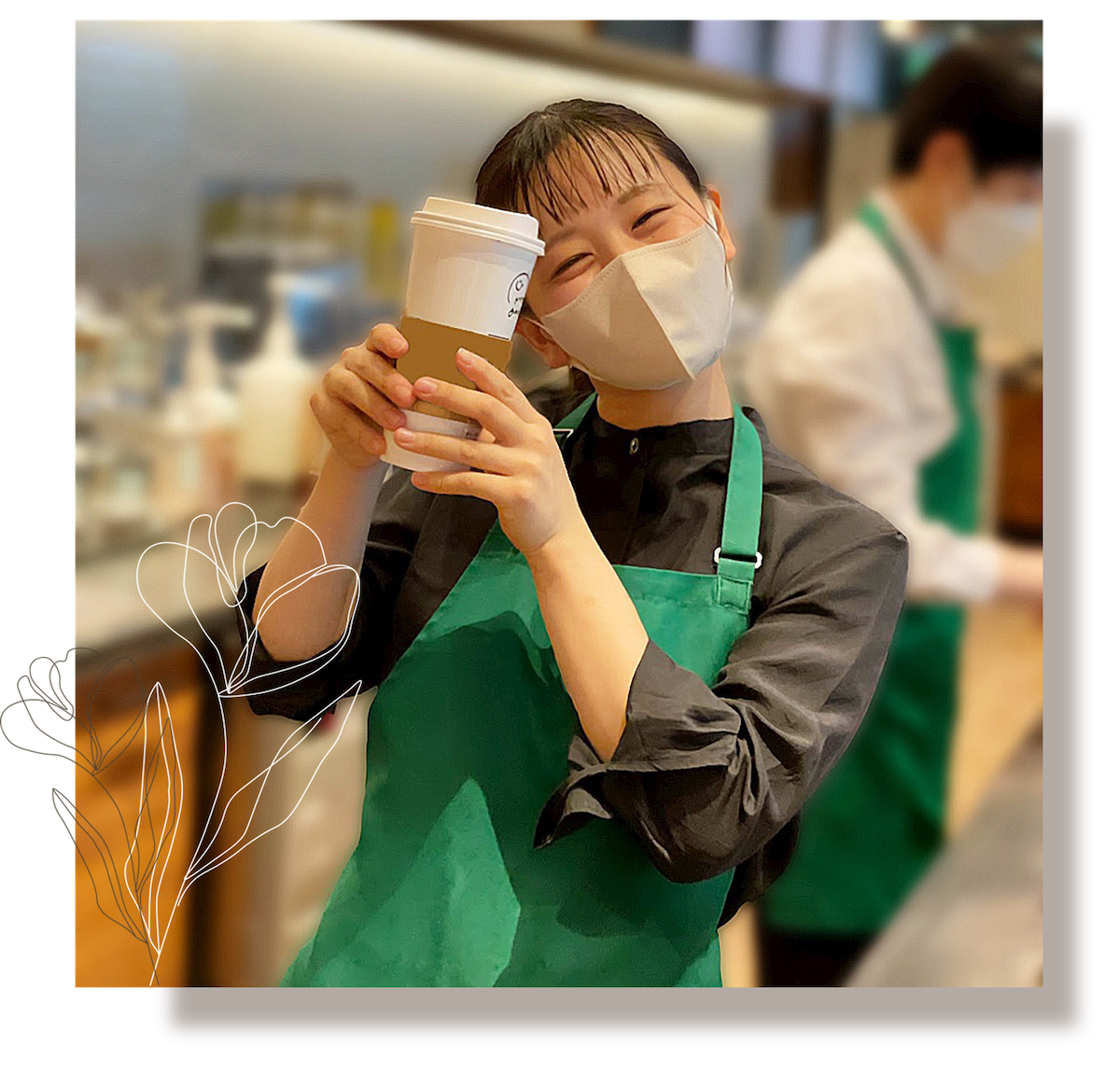 Amy Starbucks barista